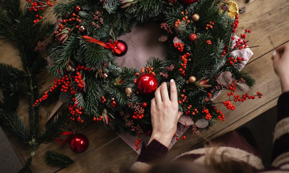Unusual Holiday Wreaths and Interesting Ways to Display Them