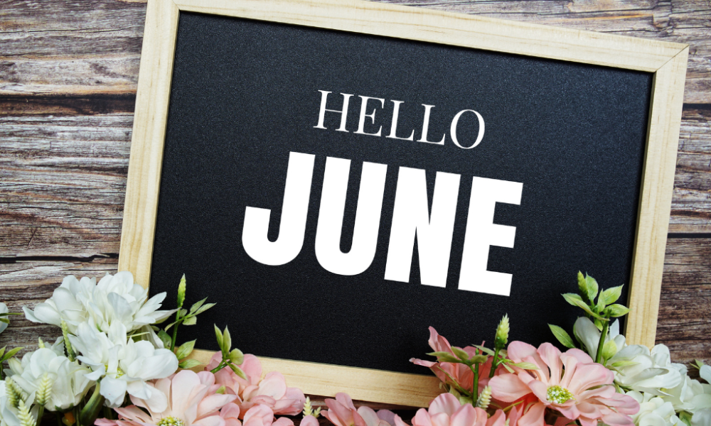 June, month, events